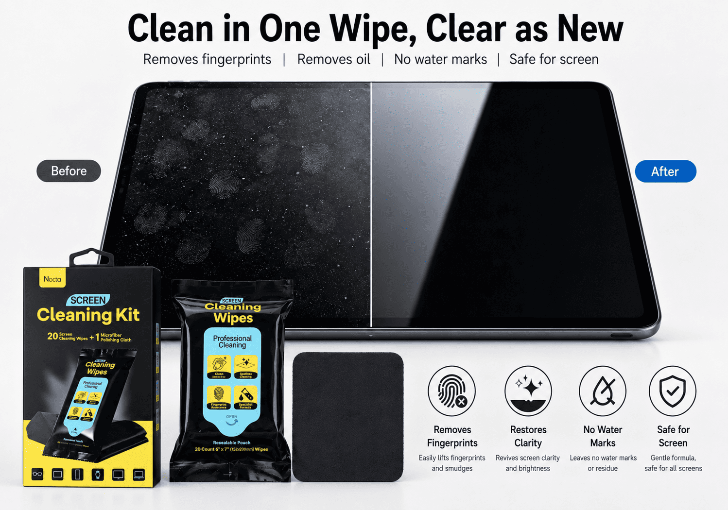 Screen Cleaning Wipes