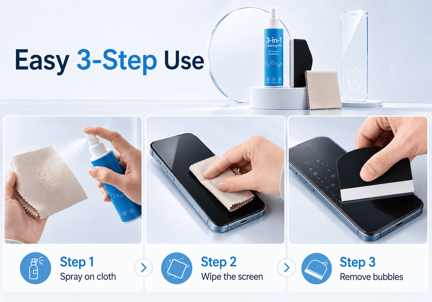 3-in-1 Cleaning Kit 3-in-1 Cleaning Kit