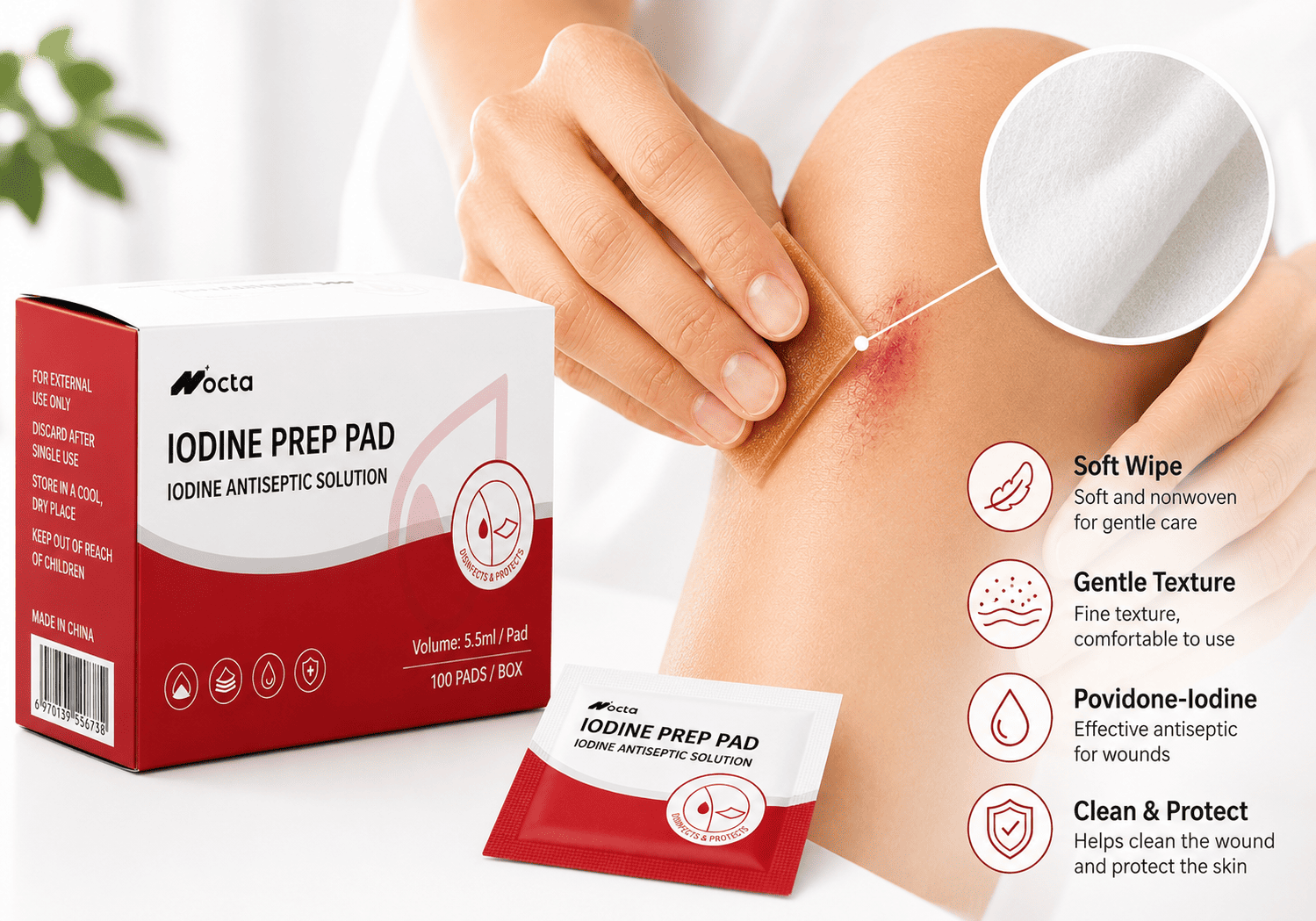 Povidone-Iodine Prep Pads