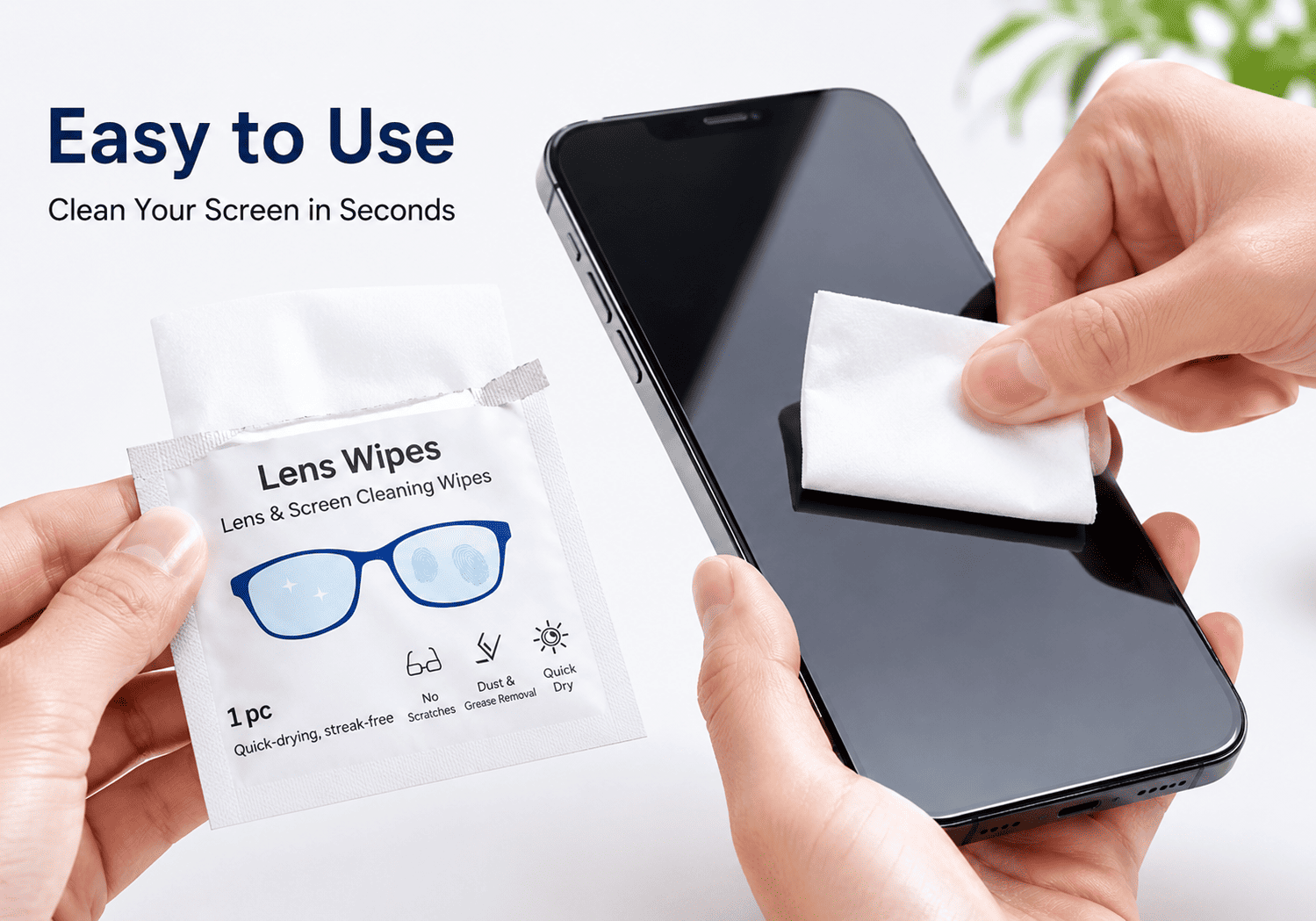 Lens and Screen Cleaning Wet Wipes