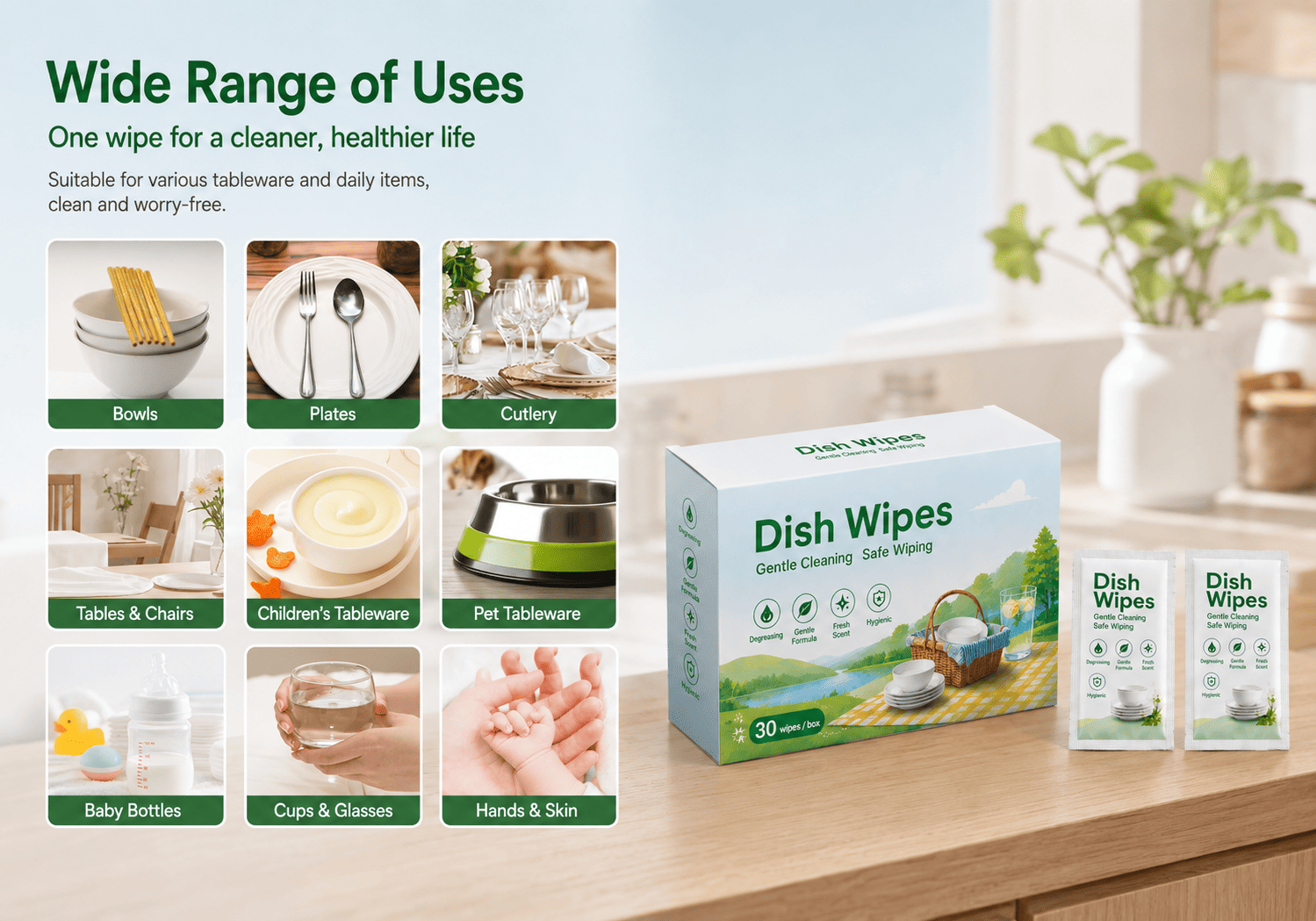 Dish Washing Wet Wipes Dish Washing Wet Wipes