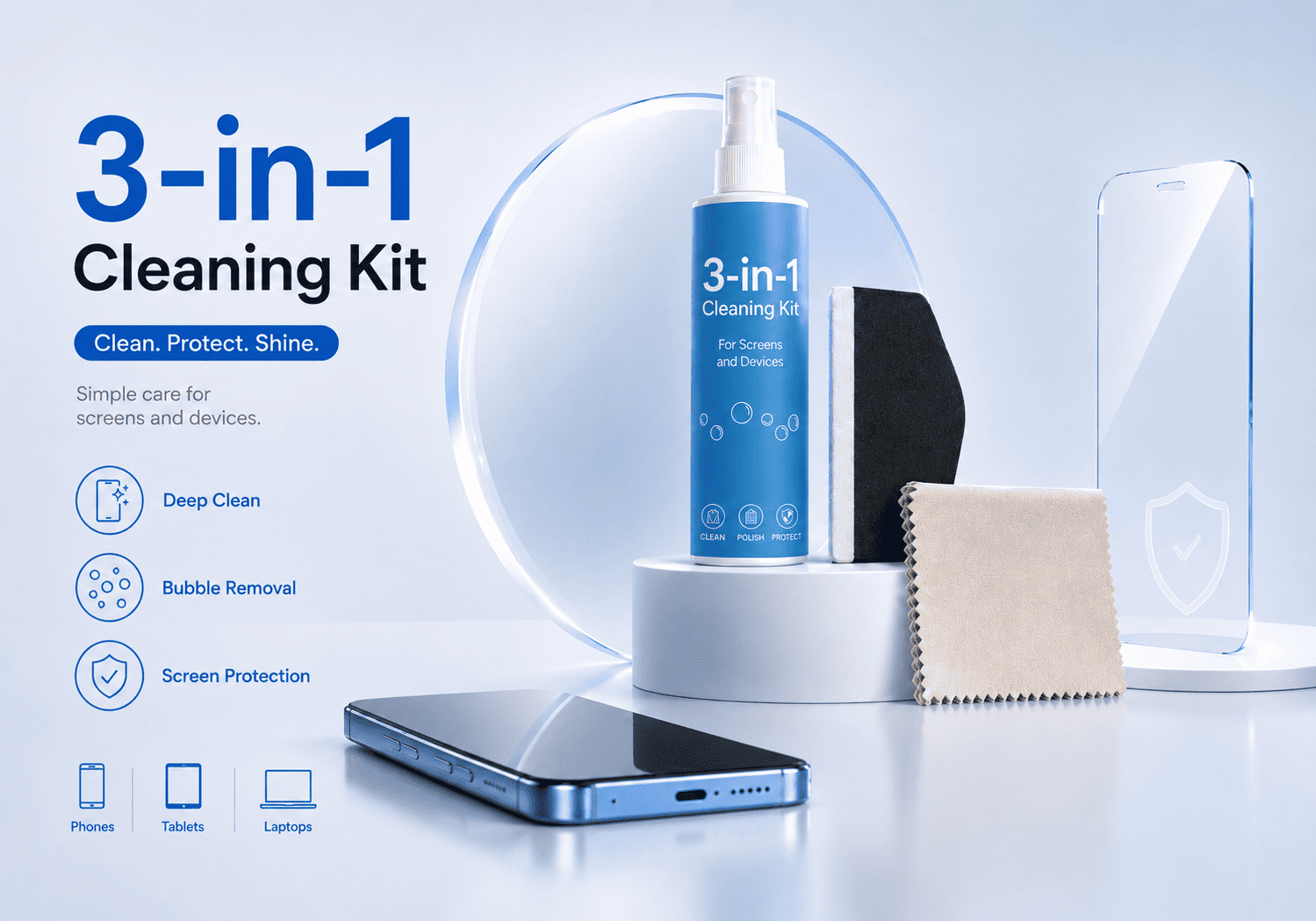 3-in-1 Cleaning Kit 3-in-1 Cleaning Kit