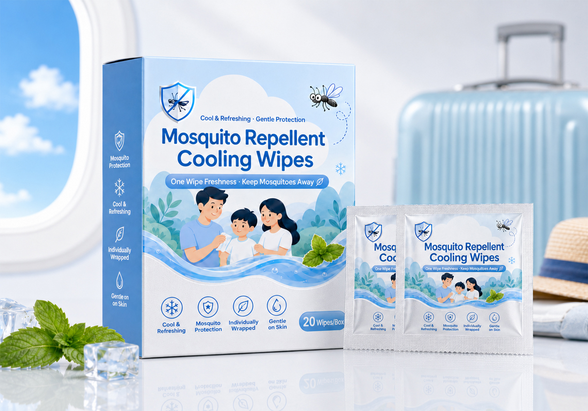 Itch Relief Cooling Wipes