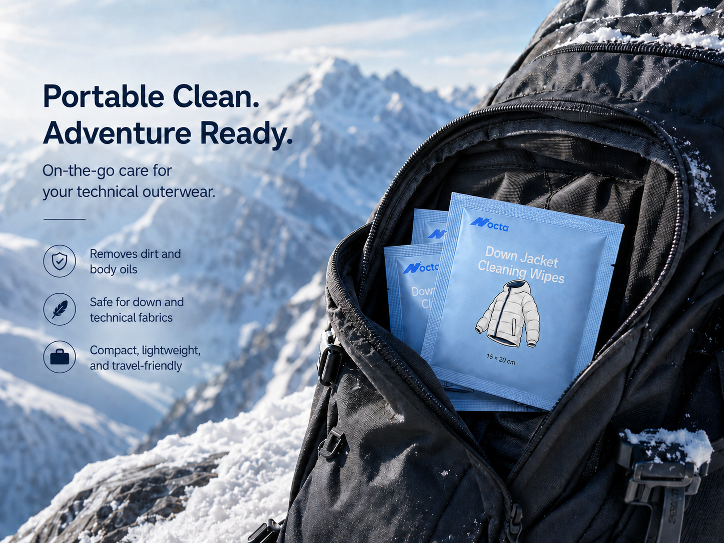Down Jacket Cleaning Wipes Down Jacket Cleaning Wipes