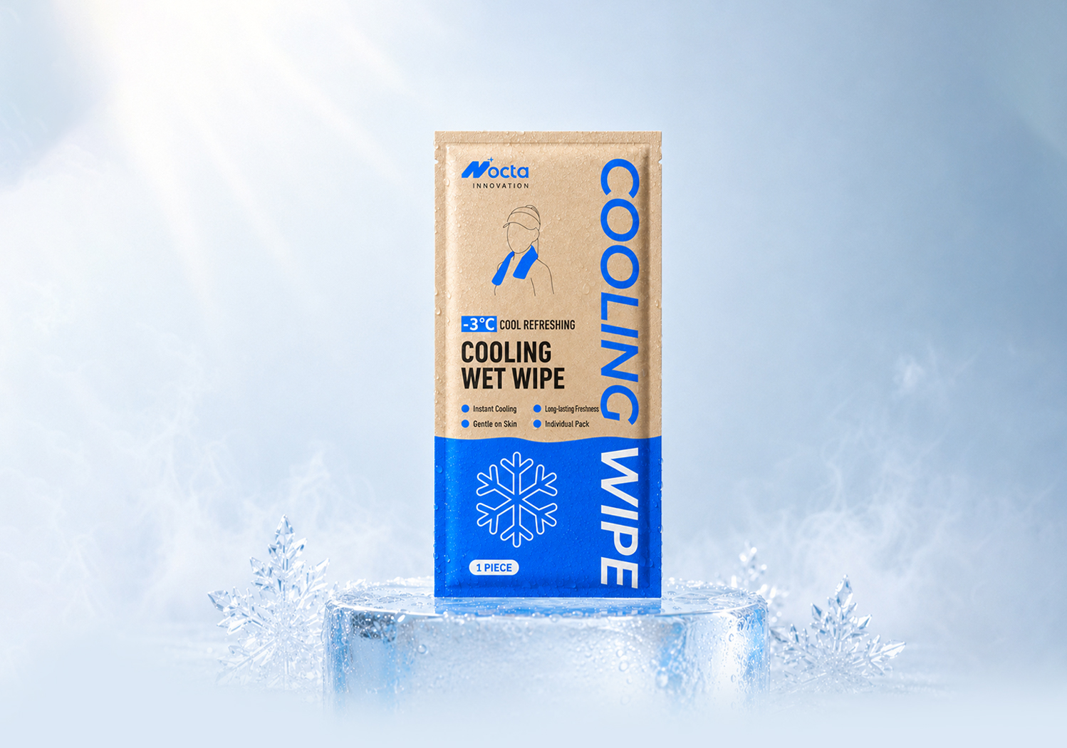 Cooling Wipes(Large Size Towel Wipes)