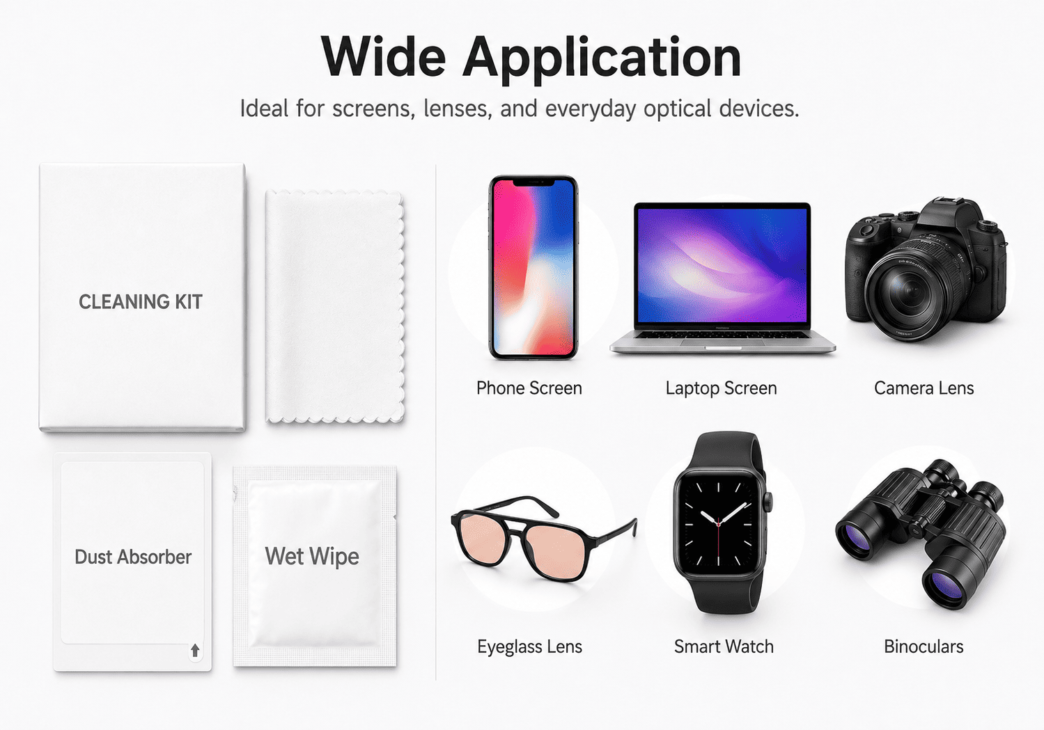 Lens Tempered Glass Installation Kit Lens Tempered Glass Installation Kit