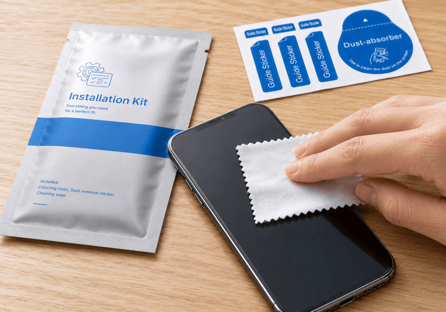 Phone Screen Protector Installation Kit