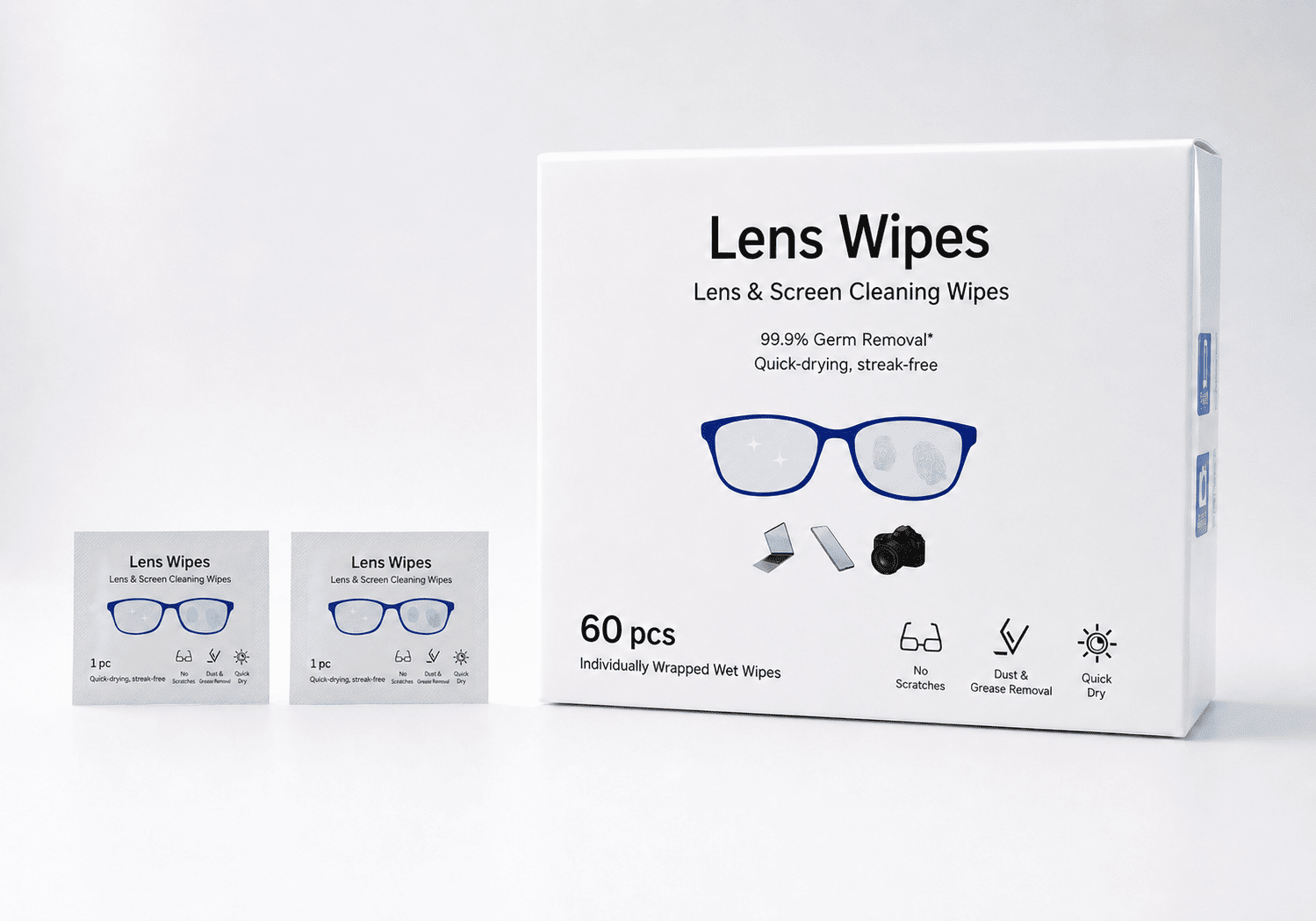 Quick Cleaning Lens Wipes