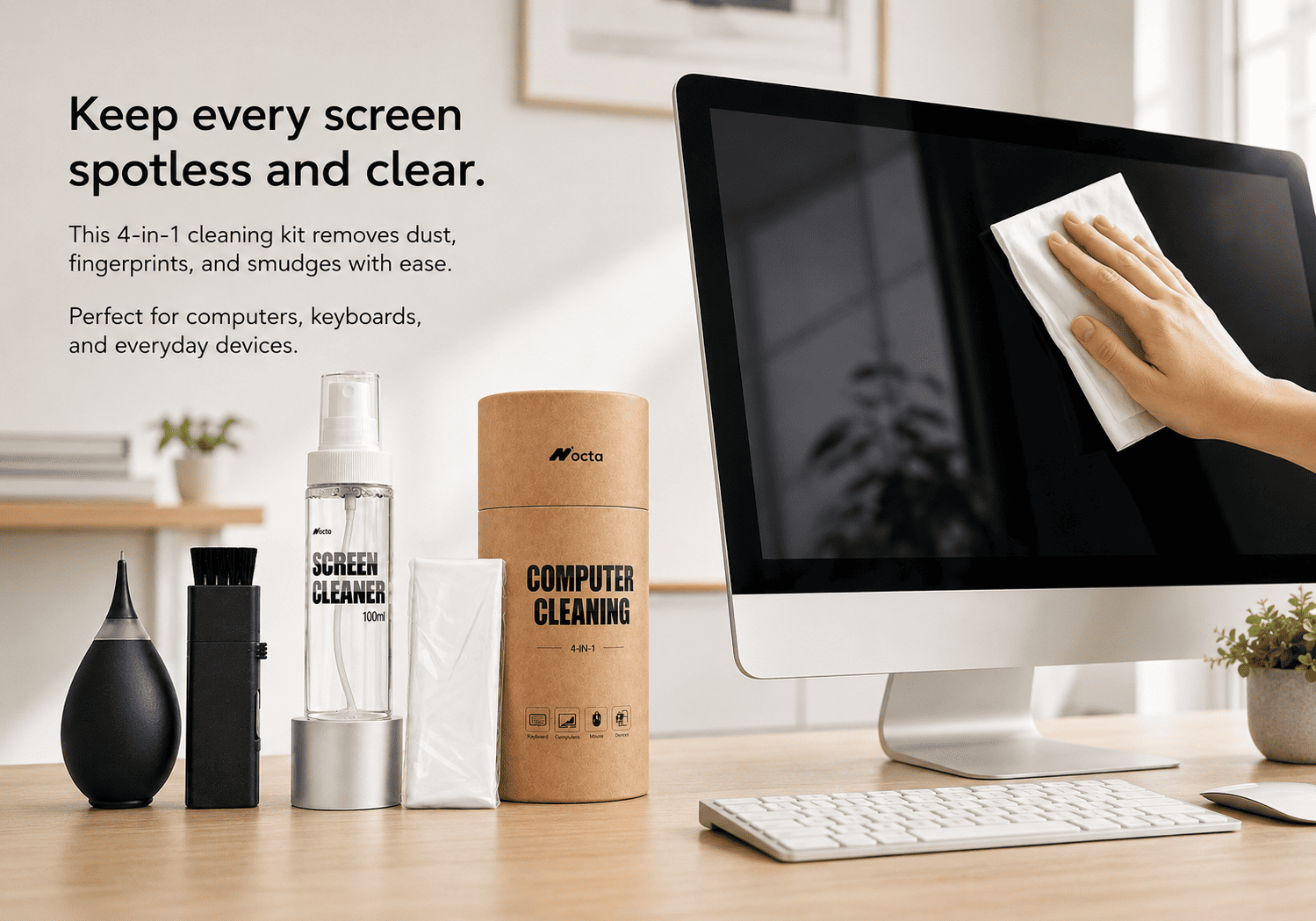 Computer Cleaning Kit, stubborn stain remover, strong stain removal