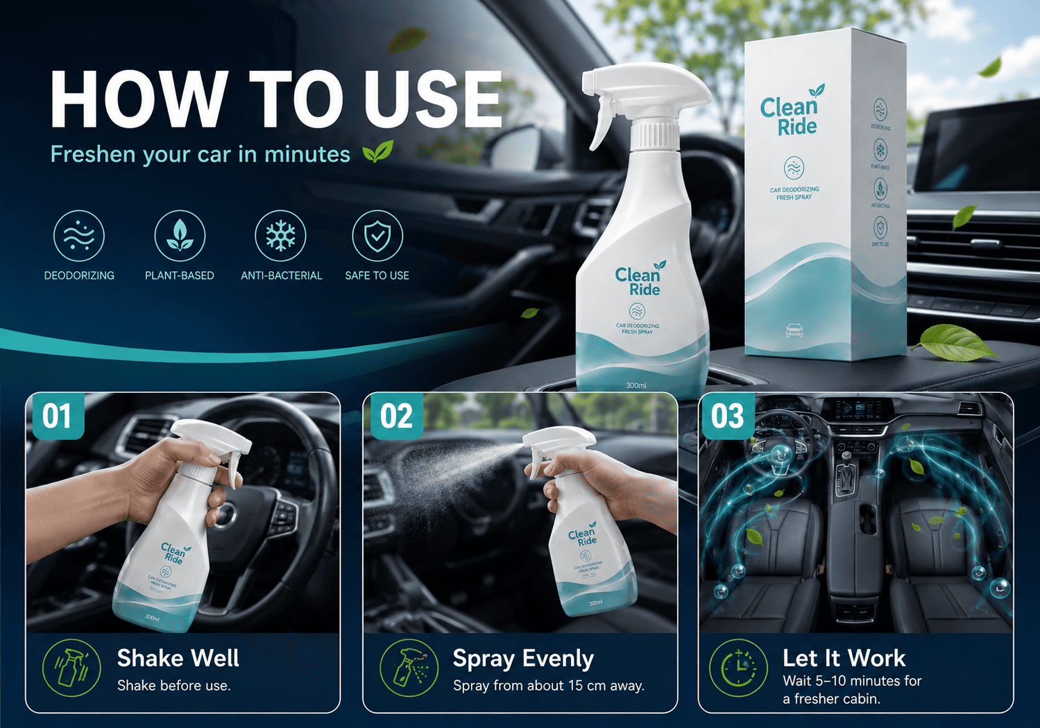 Car Odor Remover Spray Car Odor Remover Spray