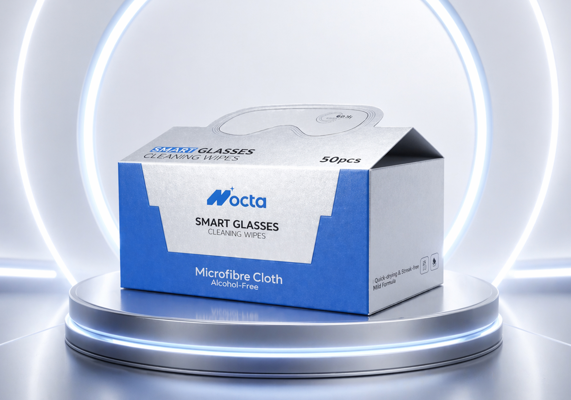 Anti-fog glasses wipes