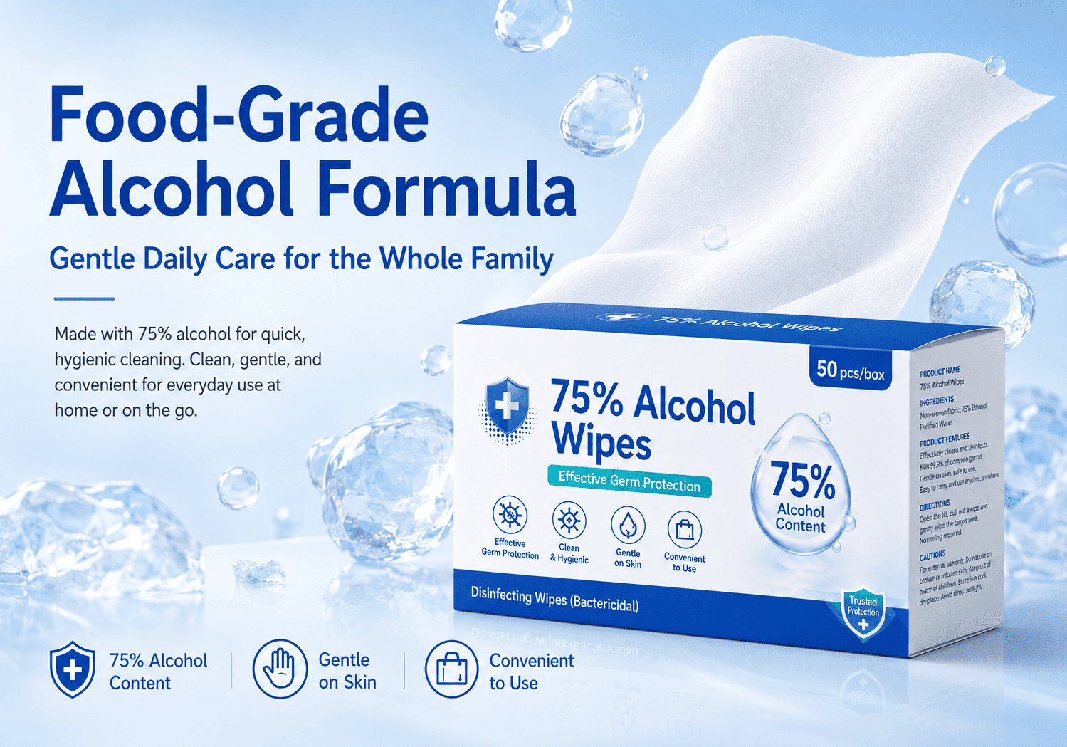 75% Alcohol Wipes 75% Alcohol Wipes