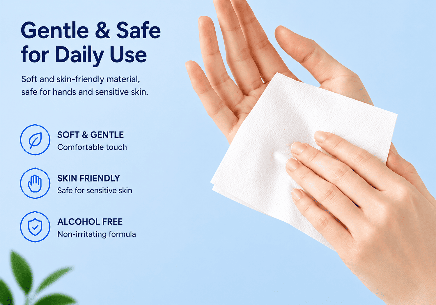Quaternary Ammonium Salt Medical Disinfectant Wipes