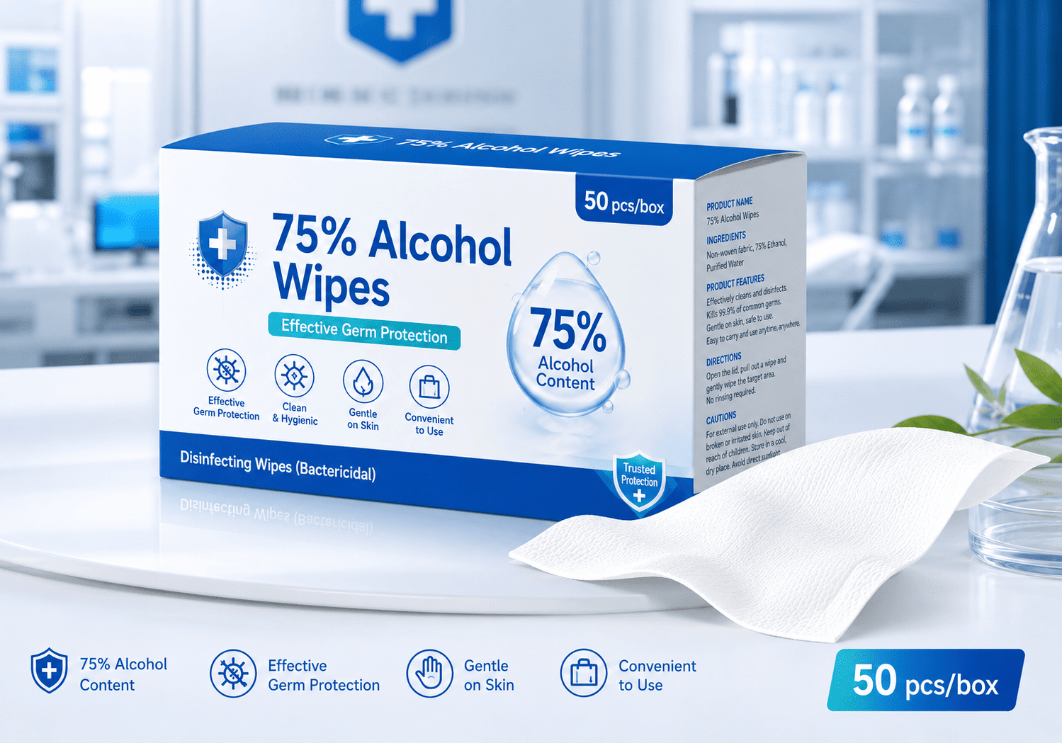 75% Alcohol Wipes
