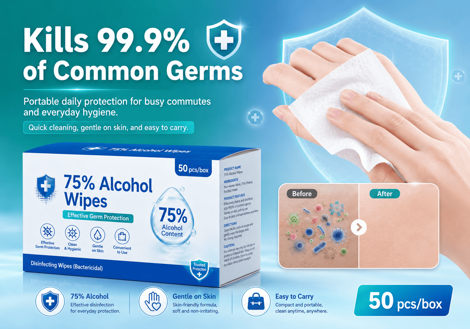 75% Alcohol Wipes 75% Alcohol Wipes