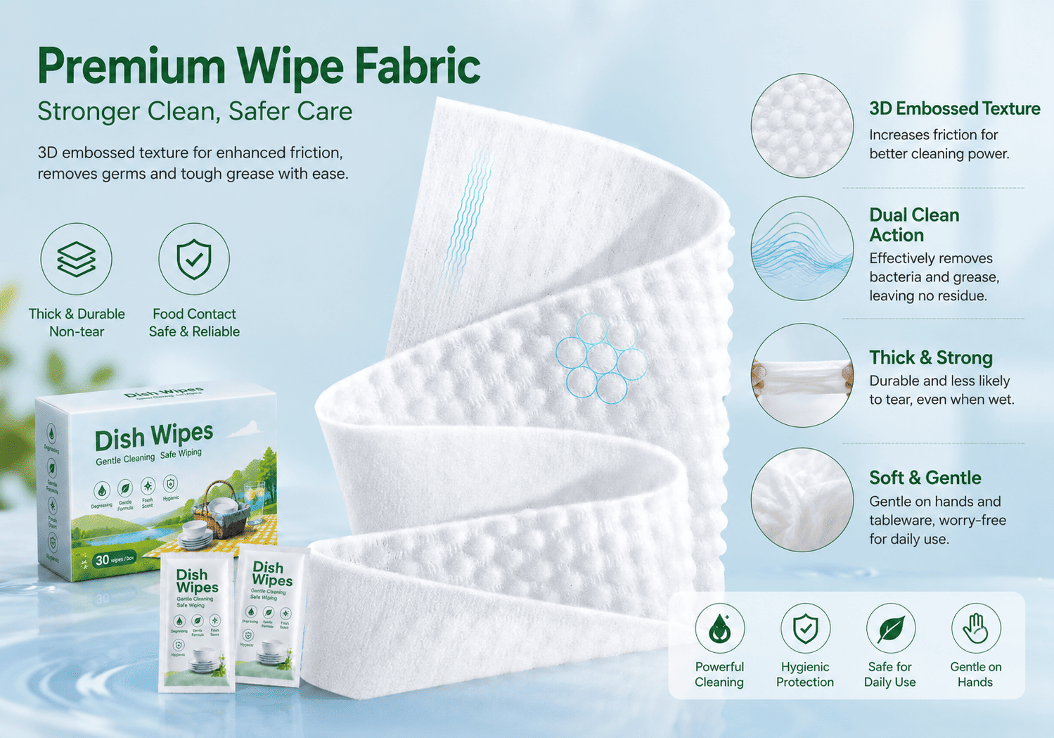 Dish Washing Wet Wipes Dish Washing Wet Wipes