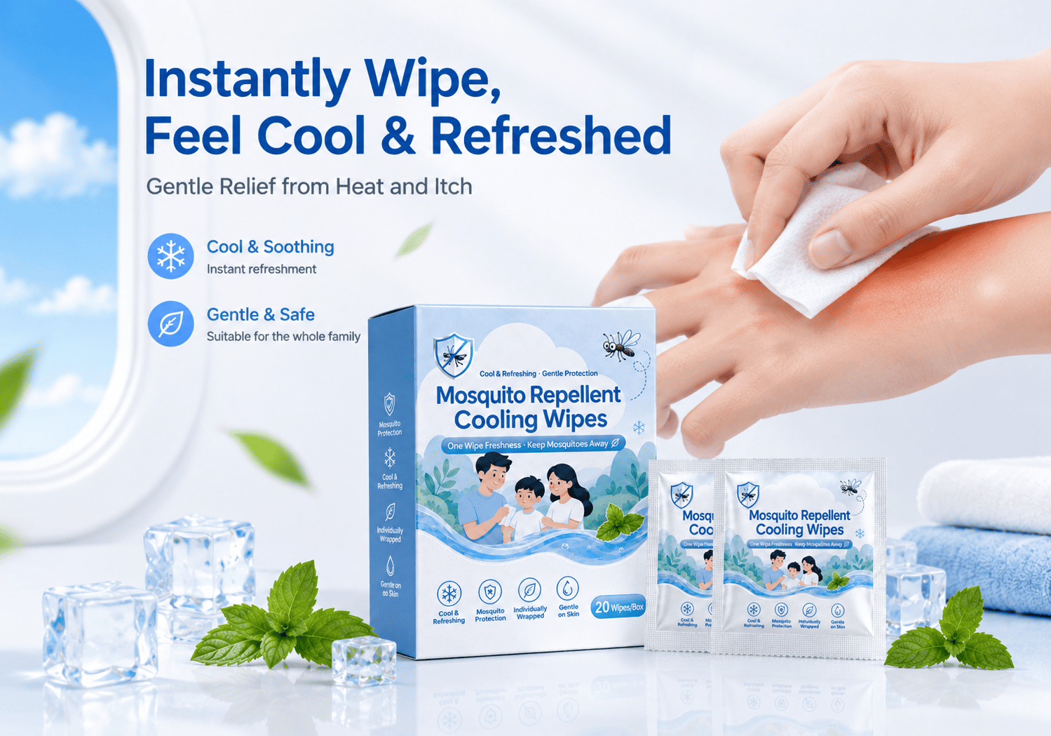 Itch Relief Cooling Wipes Itch Relief Cooling Wipes