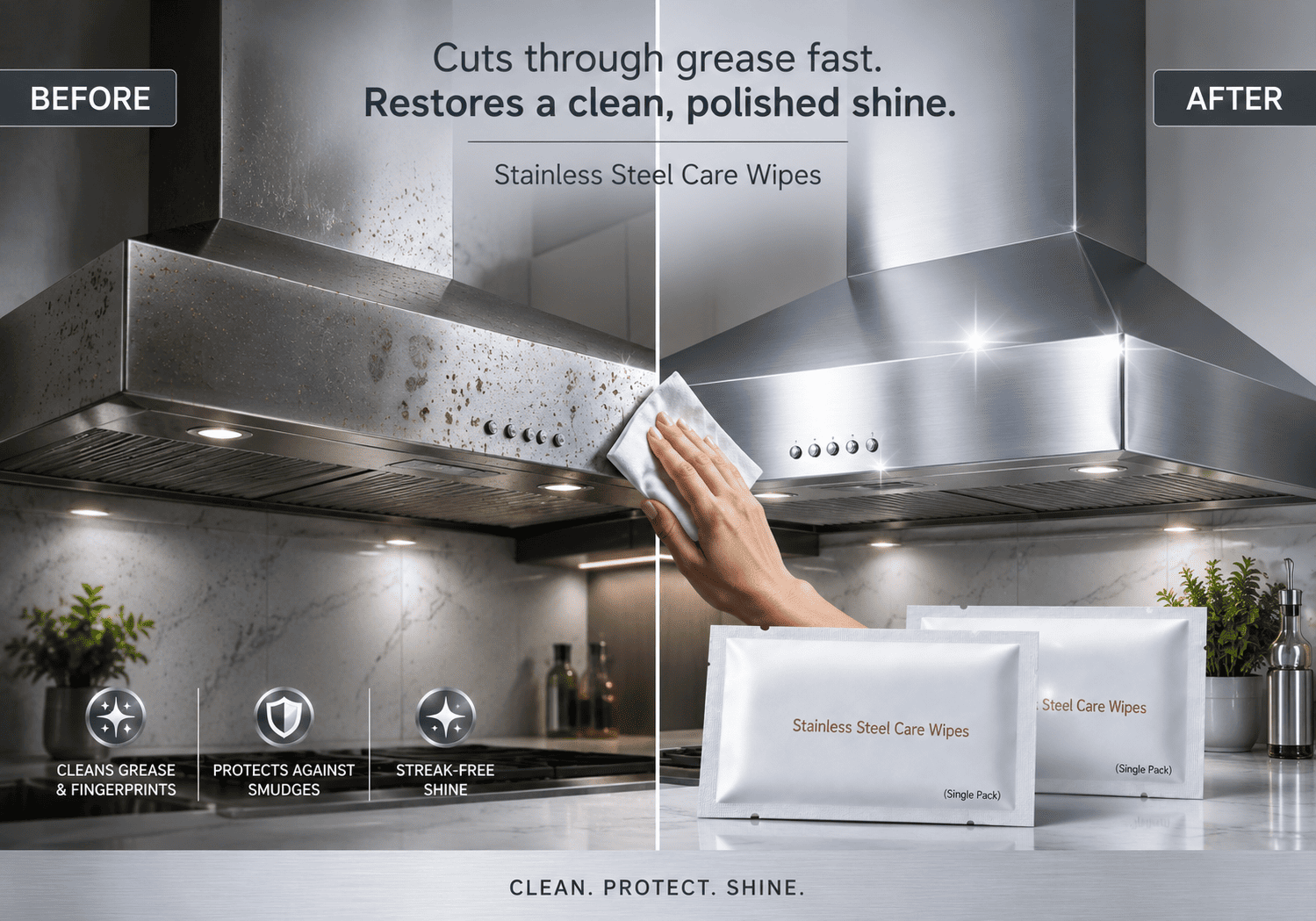 Wet Wipes for Stainless Steel Wet Wipes for Stainless Steel