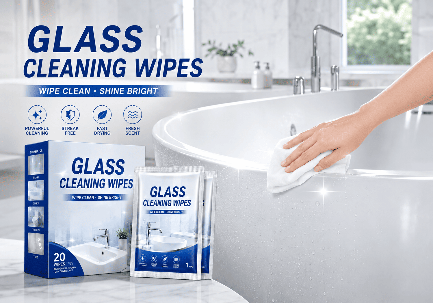 Glass Cleaning Wipes Glass Cleaning Wipes